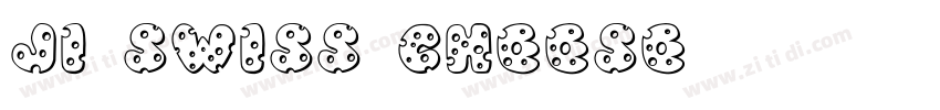 JI Swiss Cheese字体转换
